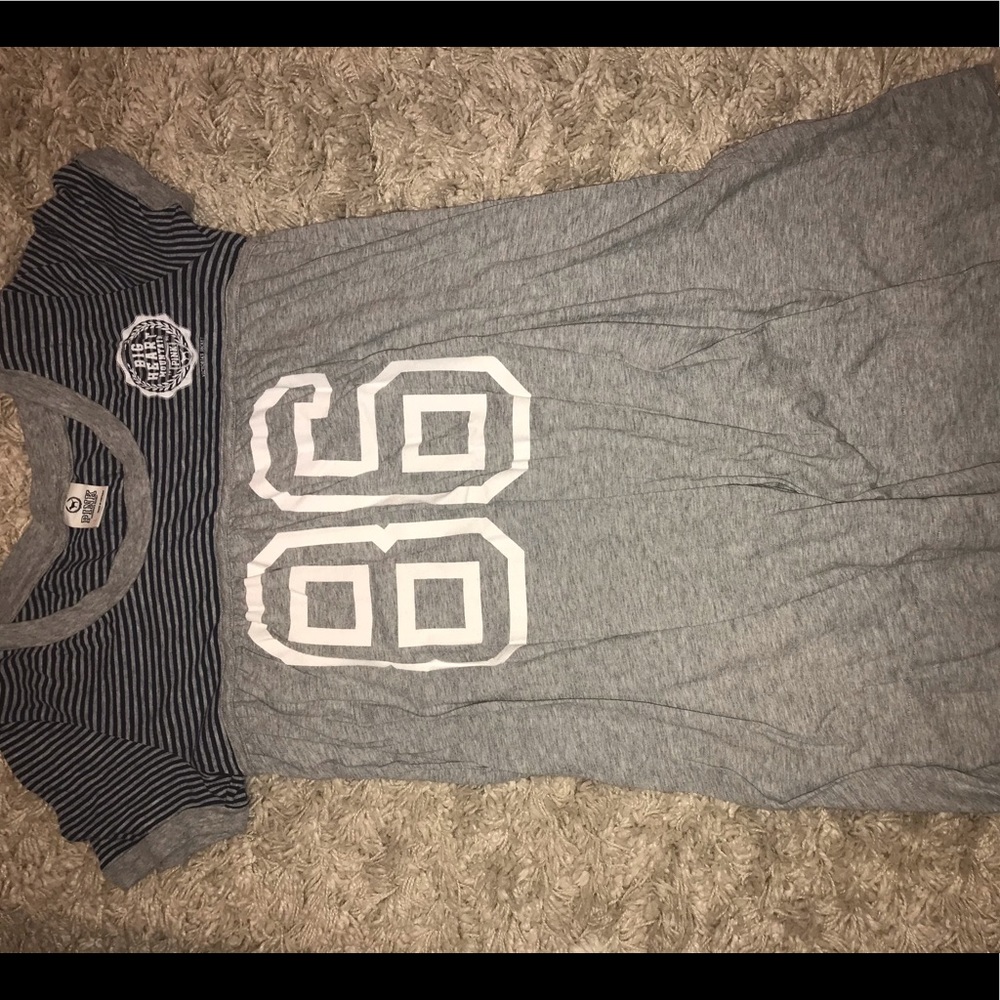 Grey cotton PINK Victoria Secret Nightgown